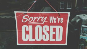 Closure Sign