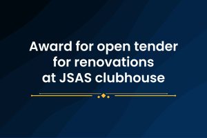 Award for open tender for renovations at JSAS clubhouse