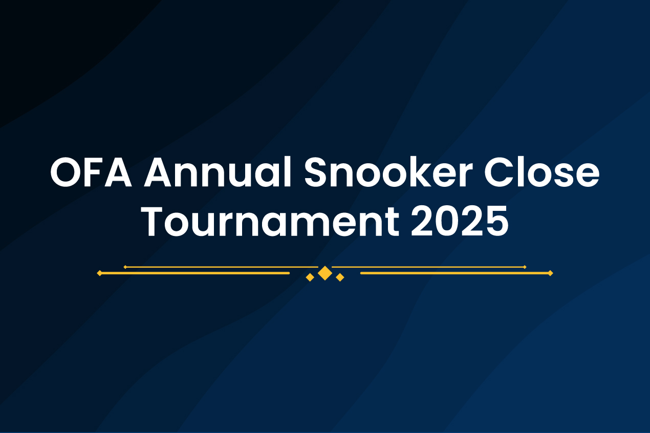 OFA Annual Snooker Close Tournament 2025