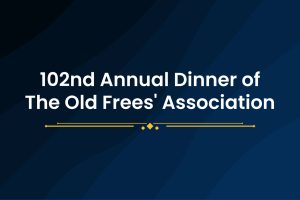 102nd Annual Dinner of The Old Frees' Association