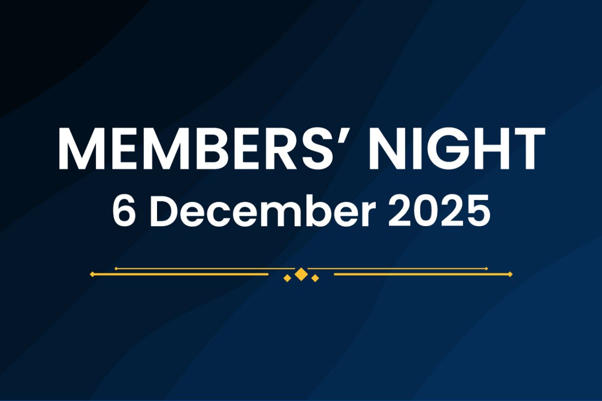 Members Night 6 December 2025