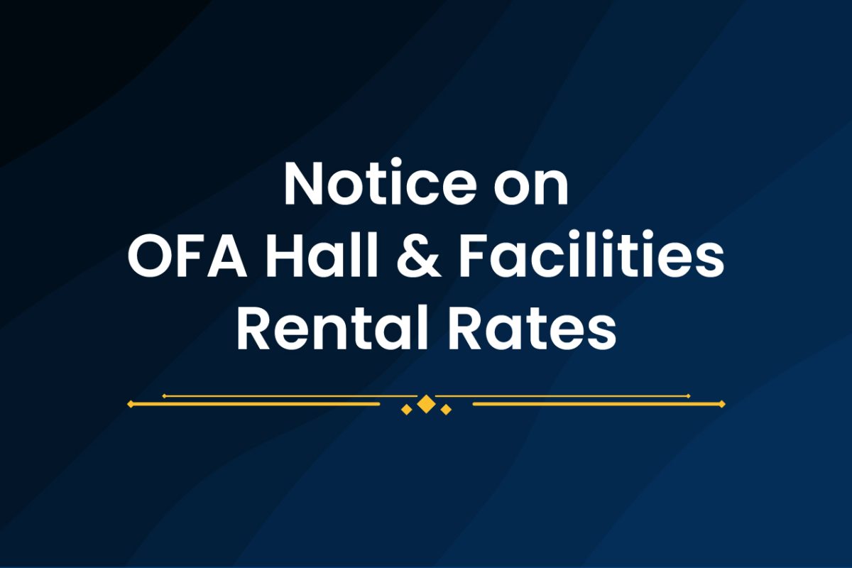 OFA Hall & Facilities Rental Rates